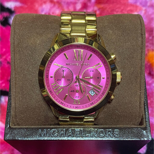 Michael Kors 時計　ピンク❣️値下げ中❣️