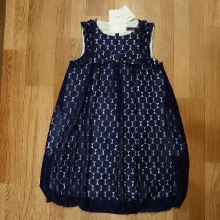 ベベ(BeBe)のBeBe 未使用バルーンワンピース 130cm(ワンピース)