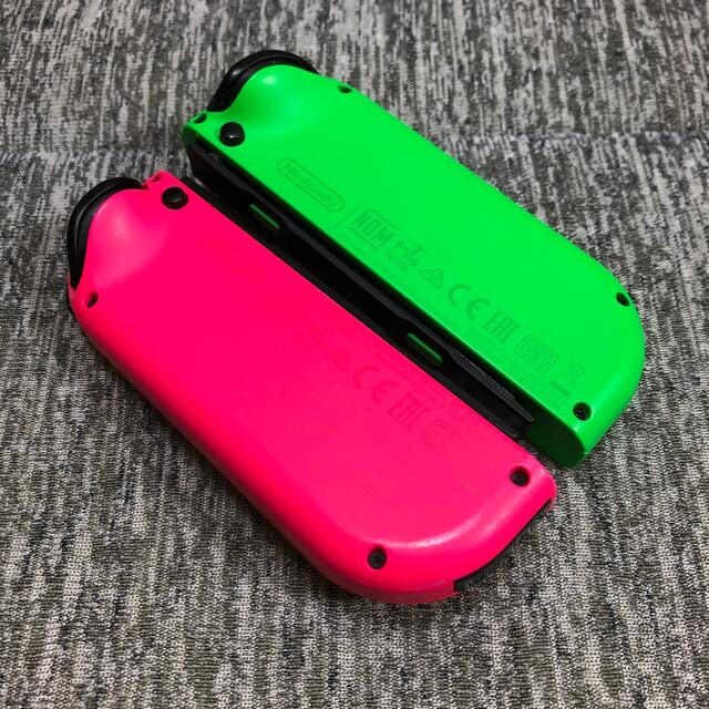 Nintendo Switch(ニンテンドースイッチ)のNintendo Switch  Joy-Con ネオングリーン　ネオンピンク エンタメ/ホビーのゲームソフト/ゲーム機本体(その他)の商品写真