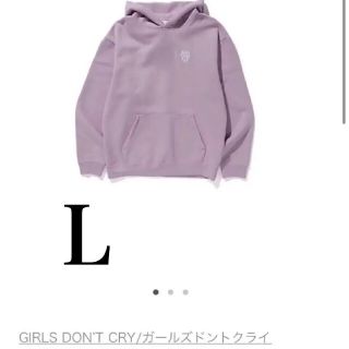 ジーディーシー(GDC)のgirls don't cry logo Hoodie パーカー　L(パーカー)