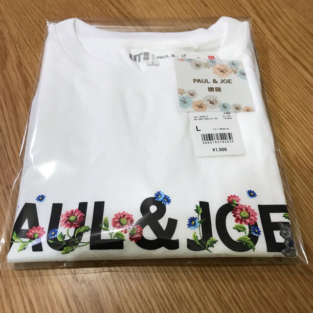 UNIQLO(ユニクロ)のUNIQLO ポール&ジョー　UT Lサイズ/ホワイト レディースのトップス(Tシャツ(半袖/袖なし))の商品写真