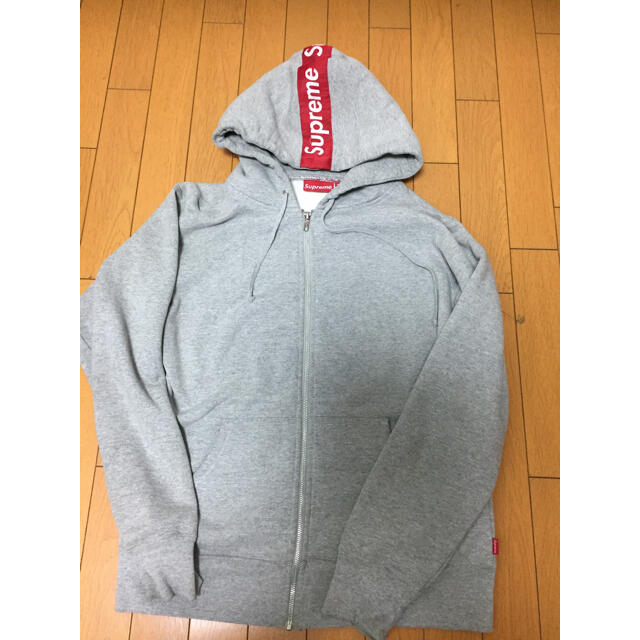 Supreme 14aw tape logo zip up テープロゴ