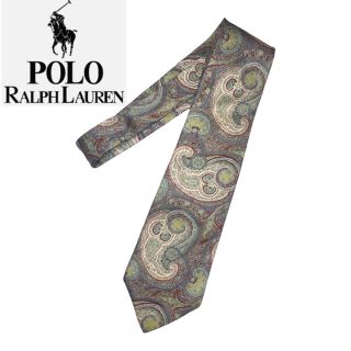 ポロラルフローレン(POLO RALPH LAUREN)のラルフローレン　ネクタイ　高級シルク　ペイズリー柄(ネクタイ)