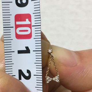 オーロラ様専用早い者勝ちポンテヴェッキオK18PGダイヤ ピアス