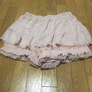 レストローズ(L'EST ROSE)のゆきさま専用♡レストローズ 4段フリルペチパンピンクと花柄×チェックワンピ(ひざ丈ワンピース)