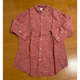 アナログクロージング(Analog Clothing)のanalog 赤シャンブレー 七分袖 シャツ(シャツ)