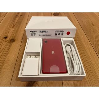 ラクテン(Rakuten)の楽天mini レッド(スマートフォン本体)