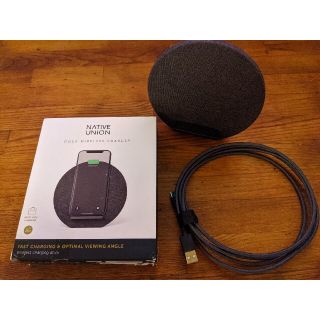 NATIVE UNION DOCK WIRELESS CHARGER ワイヤレス(バッテリー/充電器)