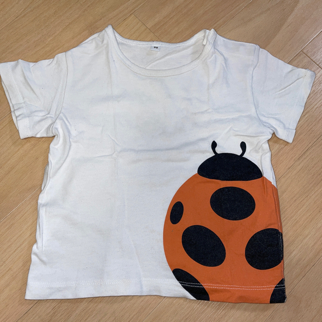 MUJI (無印良品)(ムジルシリョウヒン)のMUJI カエルTシャツ・てんとう虫Tシャツ キッズ/ベビー/マタニティのキッズ服男の子用(90cm~)(Tシャツ/カットソー)の商品写真
