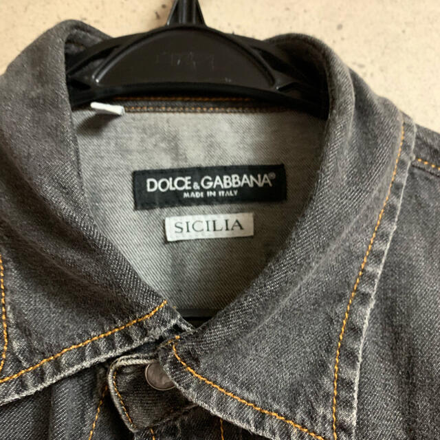 DOLCE&GABBANA(ドルチェアンドガッバーナ)のブラックデニムシャツ メンズ メンズのトップス(シャツ)の商品写真