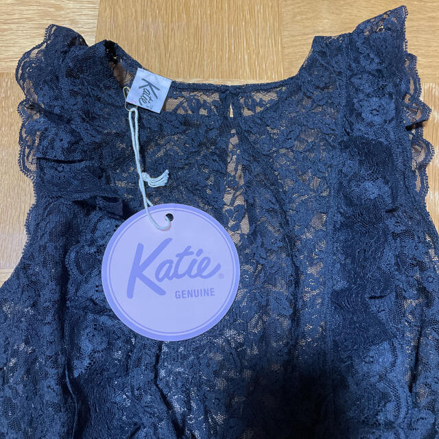 Katie(ケイティー)のKatie レースワンピース　ブラック レディースのワンピース(ひざ丈ワンピース)の商品写真