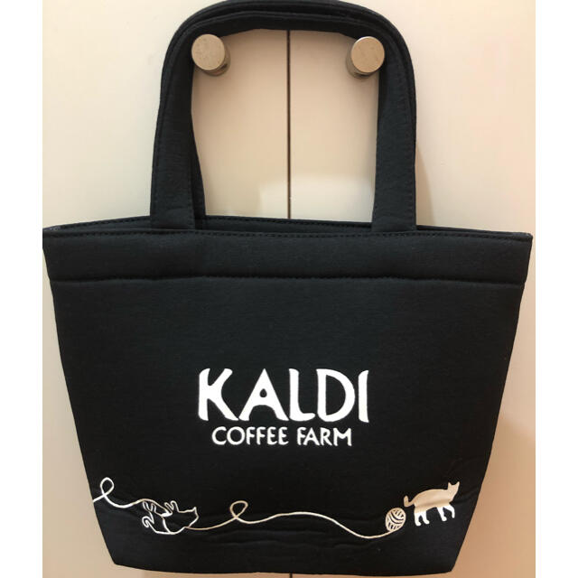 KALDI(カルディ)のカルディ　猫の日バッグ ランチバッグ トートバッグ 猫ちゃん レディースのバッグ(トートバッグ)の商品写真