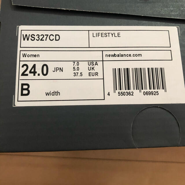 New Balance(ニューバランス)のニューバランス WS327CD 24.0cm レディースの靴/シューズ(スニーカー)の商品写真