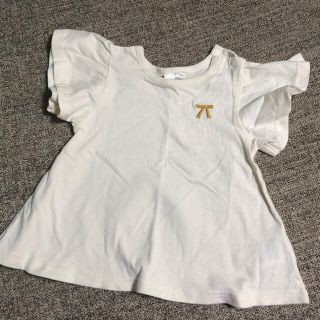 フタフタ(futafuta)の袖が可愛いTシャツ　90(Tシャツ/カットソー)