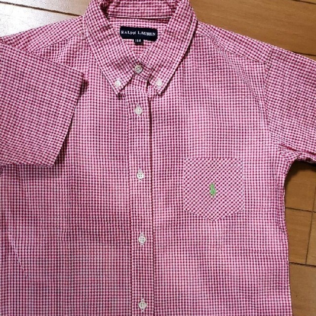 Ralph Lauren(ラルフローレン)のRALPH LAUREN　シャツ　半袖　150 キッズ/ベビー/マタニティのキッズ服男の子用(90cm~)(ブラウス)の商品写真