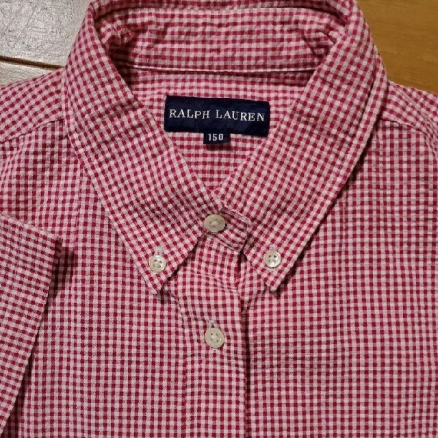 Ralph Lauren(ラルフローレン)のRALPH LAUREN　シャツ　半袖　150 キッズ/ベビー/マタニティのキッズ服男の子用(90cm~)(ブラウス)の商品写真