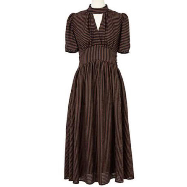 Herlipto♡striped midi dress レディースのワンピース(ロングワンピース/マキシワンピース)の商品写真