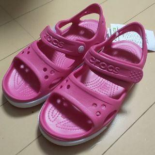 クロックス(crocs)のcrocs サンダル 19 ピンク(サンダル)