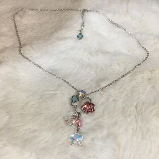 スワロフスキー(SWAROVSKI)のカラフルで可愛すぎるネックレス💖(ネックレス)