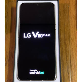 ソフトバンク LG V60 ThinQ 5G クラッシーブルー SIMフリー