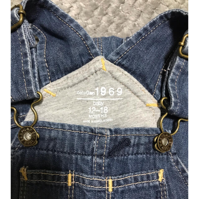 babyGAP(ベビーギャップ)のベビー服　オーバーオール キッズ/ベビー/マタニティのベビー服(~85cm)(ロンパース)の商品写真