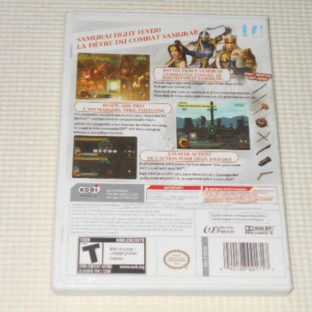 Wii★SAMURAI WARRIORS KATANA 海外版★箱付・説明書付・ 1