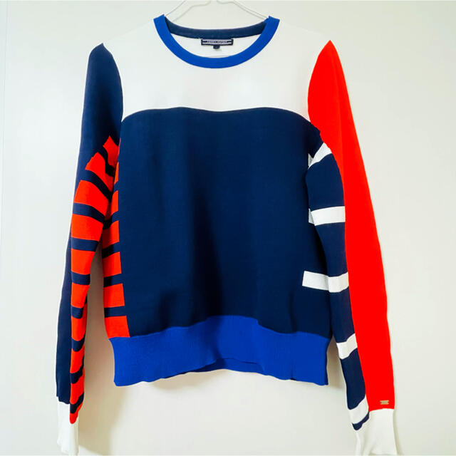 TOMMY HILFIGER(トミーヒルフィガー)のtommy hilfiger トミー ニット レディース トップス 長袖 春夏 レディースのトップス(ニット/セーター)の商品写真