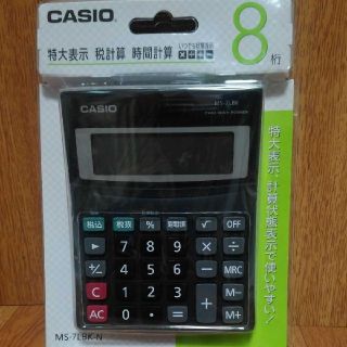 CASIO - 【新品未使用】カシオソーラー 電卓計算機 MS-7LBK-N