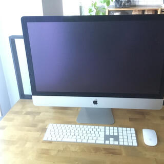 アップル(Apple)のまめ様専用 iMac 2019 27インチ メモリ増設40GB 非光沢フィルム付(デスクトップ型PC)