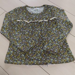 花柄ロングTシャツ☆130(Tシャツ/カットソー)