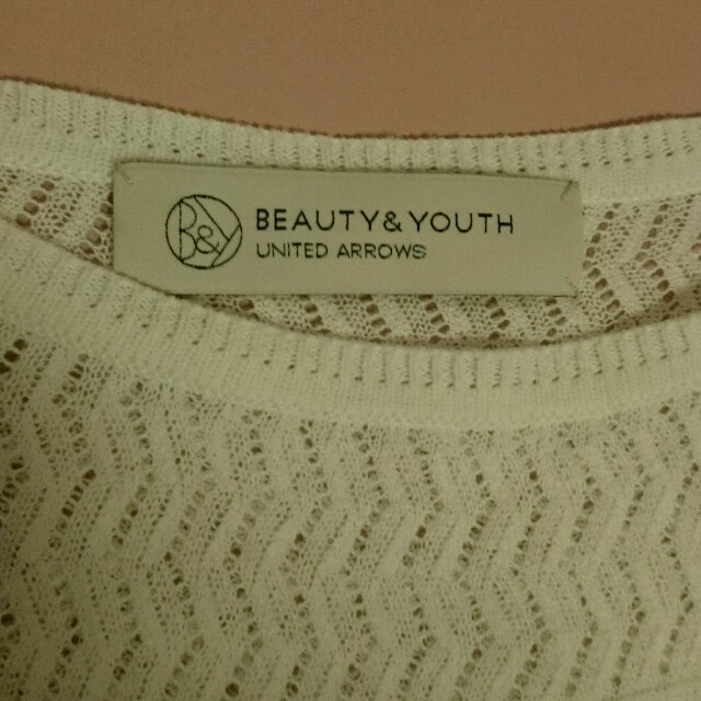 BEAUTY&YOUTH UNITED ARROWS(ビューティアンドユースユナイテッドアローズ)の【手数料還元ｾｰﾙ】パターンメッシュショートスリーブプルオーバー レディースのトップス(カットソー(半袖/袖なし))の商品写真