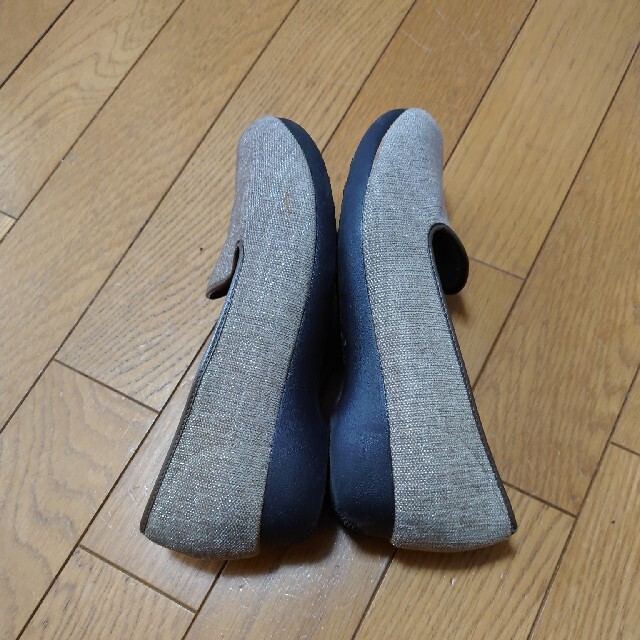 Re:getA(リゲッタ)のリゲッタ　スリッポン　茶 レディースの靴/シューズ(スリッポン/モカシン)の商品写真