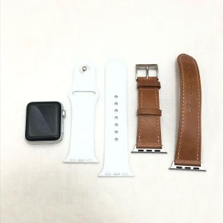 アップルウォッチ(Apple Watch)の【taka1121様専用】Apple Watch 3+革ベルト(腕時計(デジタル))