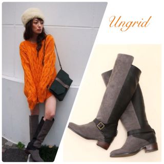 アングリッド(Ungrid)の新品♡Ungridスエードニーハイブーツ♡(ブーツ)