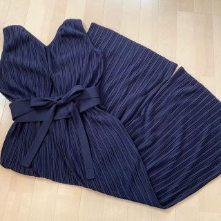 ロイヤルパーティー(ROYAL PARTY)のROYAL PARTY 新品 カットプリーツオールインワン(ロングワンピース/マキシワンピース)