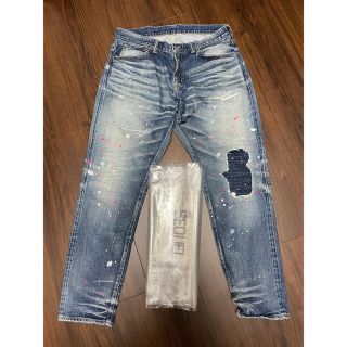 FRAGMENT sequel fragment ダメージ デニム ジーンズ denim Lの