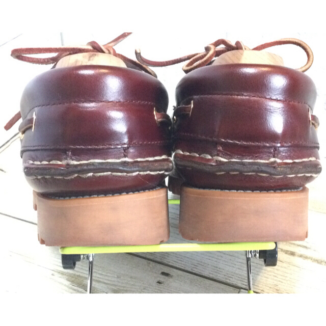 REGAL(リーガル)のREGAL デッキシューズ 赤茶色 25.5cm メンズの靴/シューズ(デッキシューズ)の商品写真