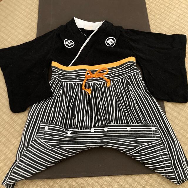 袴ロンパース 70 子どもの日 お宮参り お正月  ベビー セレモニー キッズ/ベビー/マタニティのベビー服(~85cm)(ロンパース)の商品写真