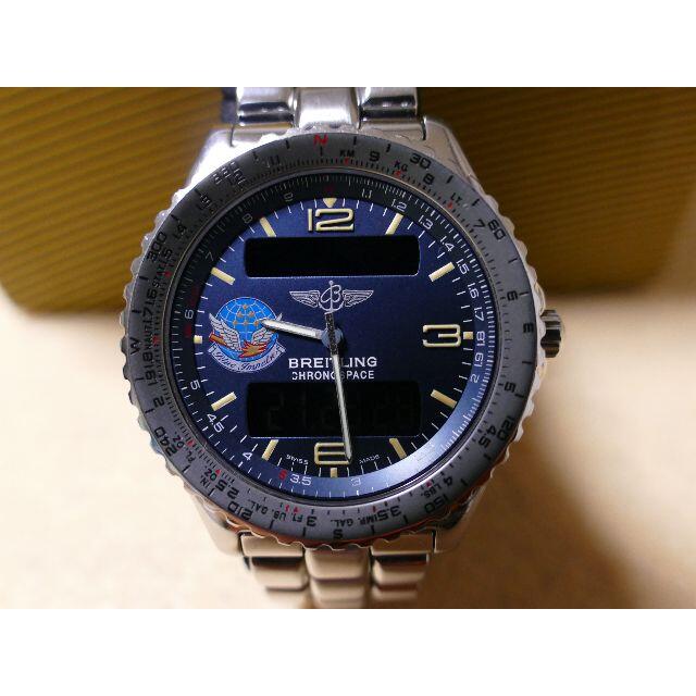 【高価値】 BREITLING - 超kazu2さん専用　希少限定300本　クロノスペース　ブルーインパルスモデル 腕時計(アナログ)