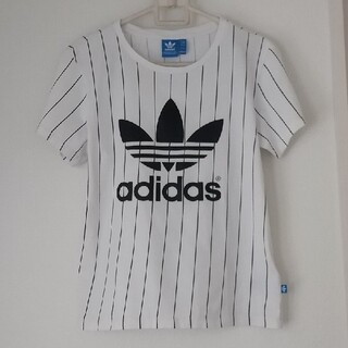 アディダス(adidas)のadidas レディースＴシャツ(Tシャツ(半袖/袖なし))