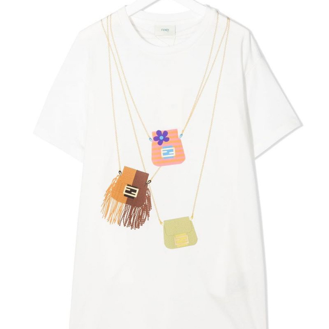 FENDI KIDS★FENDI BAGS PRINT COTTON DRESS