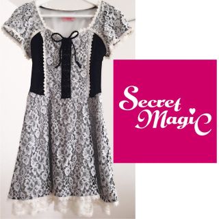 シークレットマジック(Secret Magic)のSecret Magic 編み上げミニワンピース(ミニワンピース)