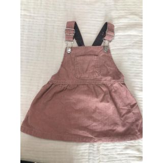 ザラキッズ(ZARA KIDS)の【zara kids】コーデュロイ　ジャンパースカート(ワンピース)