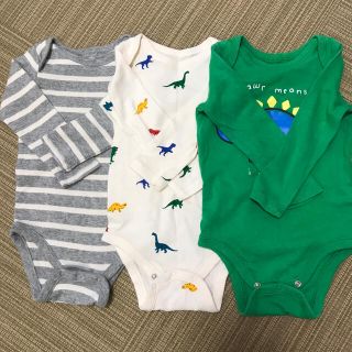 ベビーギャップ(babyGAP)のGAP 長袖ボディースーツ(ロンパース)