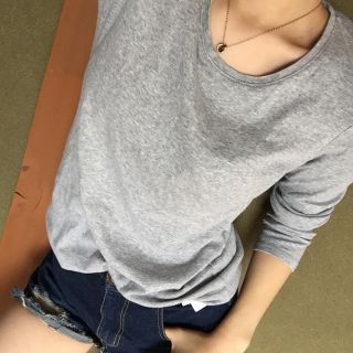 ユニクロ(UNIQLO)のクルーネック Tシャツ(Tシャツ(長袖/七分))