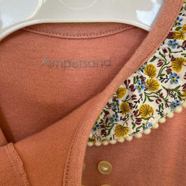 ampersand(アンパサンド)のカバーオール 70㎝　2枚セット(汚れあり) キッズ/ベビー/マタニティのベビー服(~85cm)(カバーオール)の商品写真