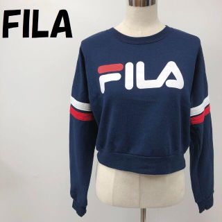 フィラ(FILA)の【人気】フィラ ビッグロゴ トレーナー スウェット サイズL レディース(トレーナー/スウェット)