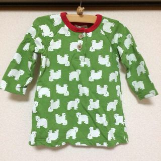 【baby・kids】シロクマ柄ワンピ(その他)