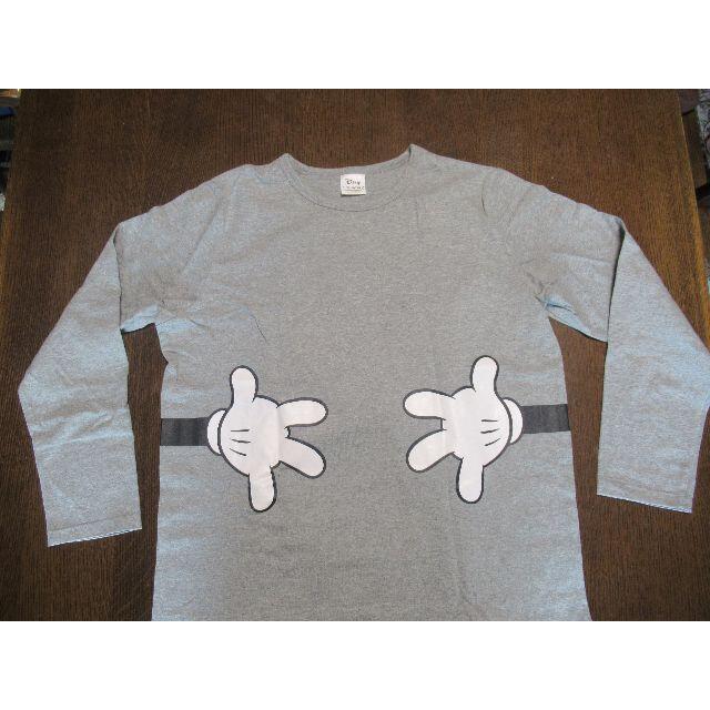 ベルメゾン(ベルメゾン)のミッキーマウス　長袖Ｔシャツ　裏面イラストあり　ＬＬサイズ レディースのトップス(Tシャツ(長袖/七分))の商品写真