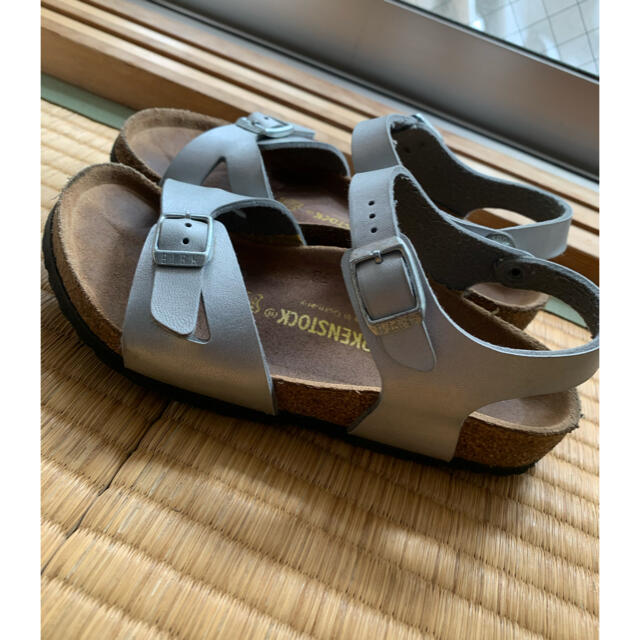 BIRKENSTOCK(ビルケンシュトック)の【ご予約】ビルケンシュトック  リオ　キッズ　19.0 シルバー キッズ/ベビー/マタニティのキッズ靴/シューズ(15cm~)(サンダル)の商品写真